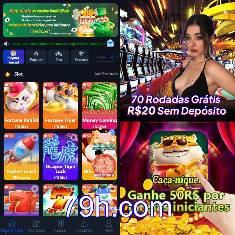 Cadastro no 79h: Comece com um Bônus de Boas-vindas!